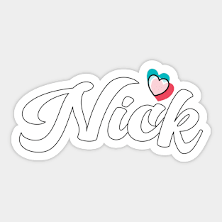 NICK IS MY FAV - FAN ART OF TIKTOKERS Sticker